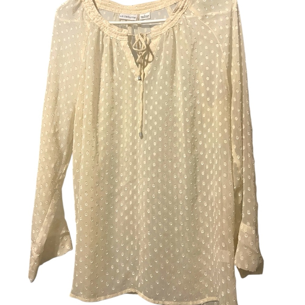 Cream Women's Top